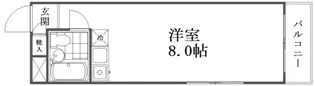 スカイコート下北沢【4階】の間取り