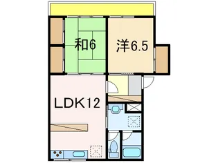 グランデ城内【2階】の間取り