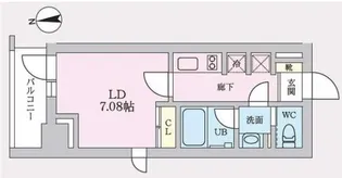 タスキプライムテラス後楽園【6階】の間取り