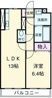 エフプラッツ【3階】の間取り