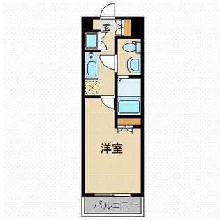 ヴィーダスカイコート品川【2階】の間取り