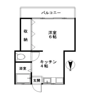 ヤヨイコーポ【1階】の間取り