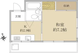 カーサ六地蔵【2階】の間取り