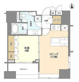 LaSante麻布十番【8階】の間取り