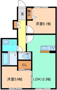 マロニエ(ShaMaison)A【1階】の間取り