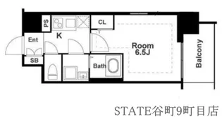 エスリード大阪城南グランデュクス【2階】の間取り