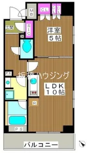 ウィルテラス滝野川【5階】の間取り