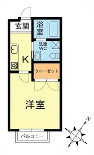 ラディアプレイス【2階】の間取り
