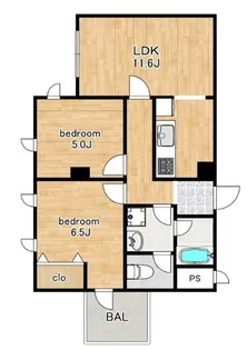 カーサ鹿沼台【2階】の間取り