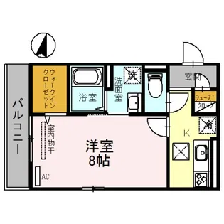 スチール立山【1階】の間取り