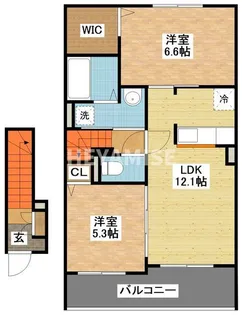 ANNEX31 VIII【2階】の間取り