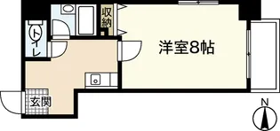 エスパシオ十日市【2階】の間取り