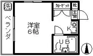 カーサビアンカ【1階】の間取り
