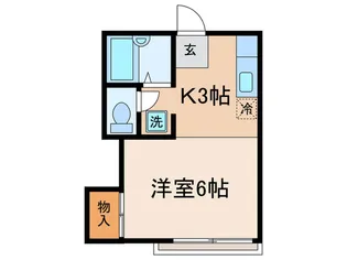 ルピナス千歳【1階】の間取り