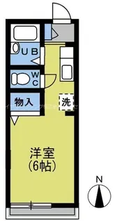 シャローム南大沢【2階】の間取り