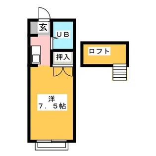 エステートピア岩崎台【2階】の間取り