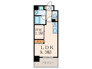 サンシャイン・プリンセス八幡駅前【2階】の間取り