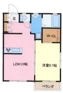グランシードII【2階】の間取り