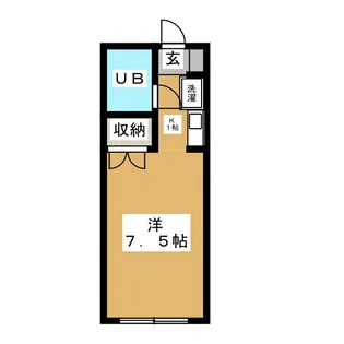 プチゼオン【2階】の間取り