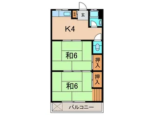 前田マンション【2階】の間取り