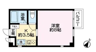 コーポN【1階】の間取り