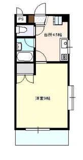 シャトレ城ヶ丘【3階】の間取り