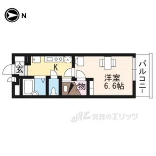 レオパレス府庁前【3階】の間取り