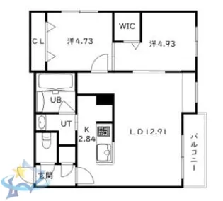 仮)N7W11MS【5階】の間取り