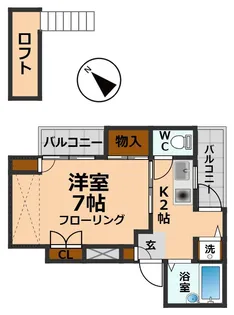 エスポワールM 本館【2階】の間取り