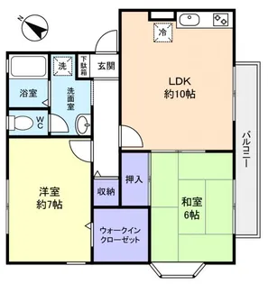 ネオハイツ・ハチヤ【1階】の間取り