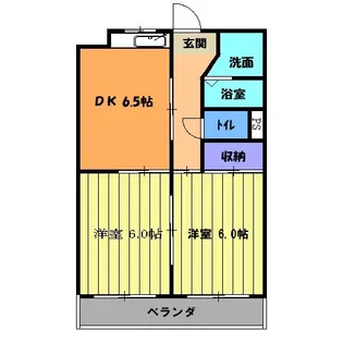 サザン挙母【1階】の間取り