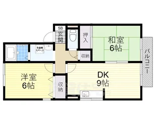 RIHITO八尾 A棟【2階】の間取り