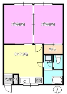 ハイランドビレッジ【2階】の間取り