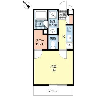 レジデンス大久保II【1階】の間取り