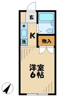マルナカハイツ【3階】の間取り