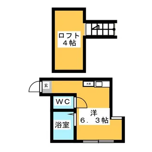 ヒルズ殿町【2階】の間取り