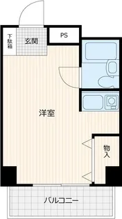 ユーハイツ御徒町【4階】の間取り