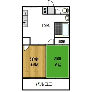 桜坂苑【2階】の間取り