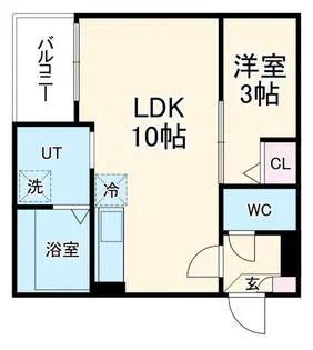 Jack horen2【2階】の間取り