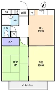 ラッキーレジデンスII【2階】の間取り
