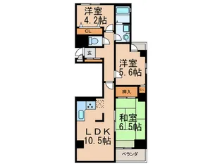 シーズ日本橋803【8階】の間取り