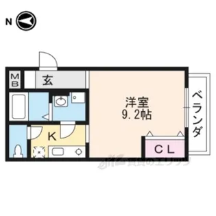 AYM三条【1階】の間取り