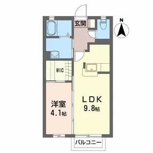 フォートレスI【2階】の間取り