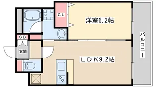 プレジオ海老江【6階】の間取り