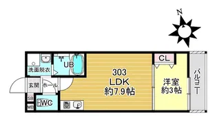 BKB仙石屋敷【3階】の間取り
