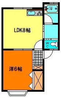 アーバンティS’T II【1階】の間取り