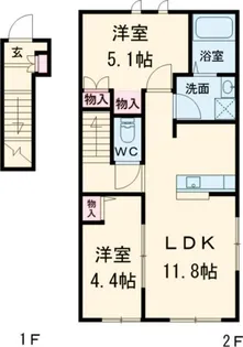 ソルヴィータ東大泉の間取り