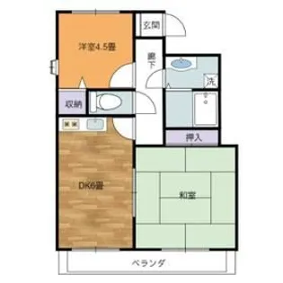 ロイヤルメゾン【4階】の間取り