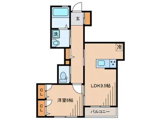 アサンテAI【1階】の間取り