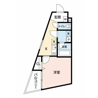 b’CASA R【2階】の間取り